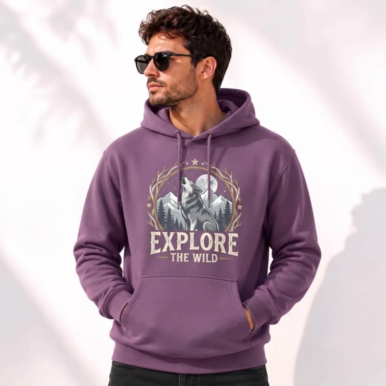 Personalized Lavender Hoodie (Size: S, M, L, XL, XXL) image 5