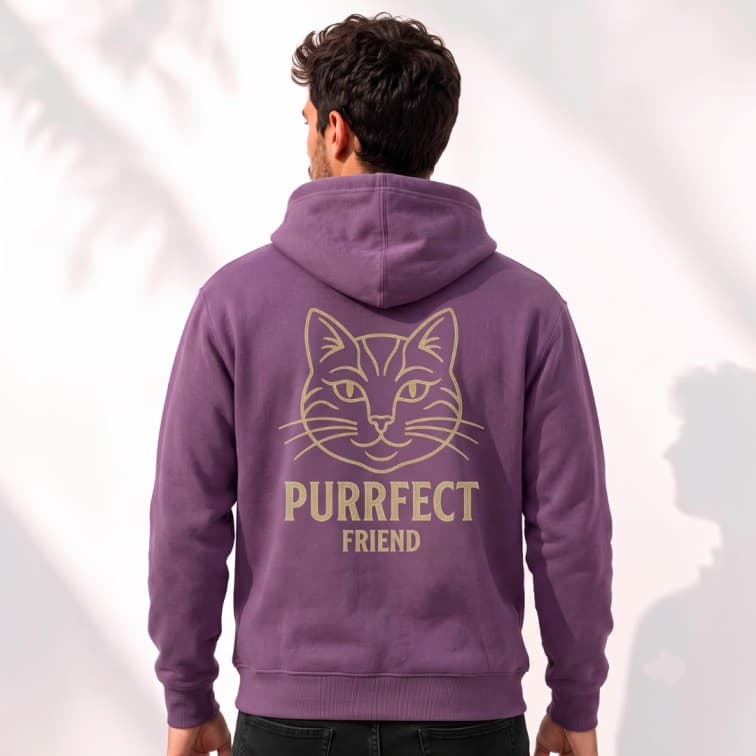Personalized Lavender Hoodie (Size: S, M, L, XL, XXL) image 2