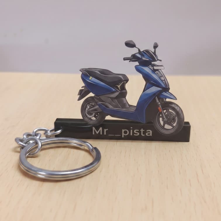 Personalized Scooter Acrylic Keychain with Custom Name image 5