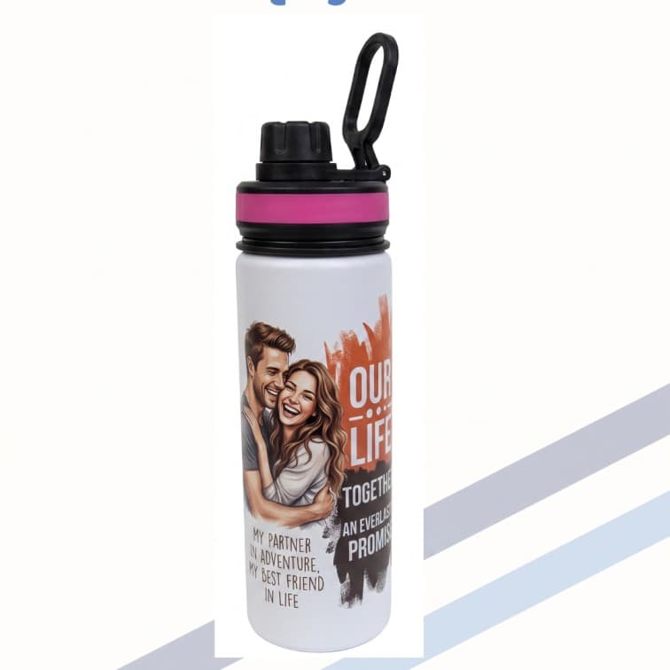 Custom Printed Gym Sipper Bottle (500 ML) image 4