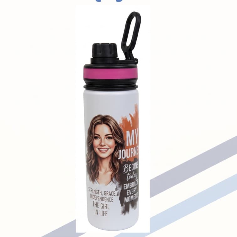 Custom Printed Gym Sipper Bottle (500 ML) image 2