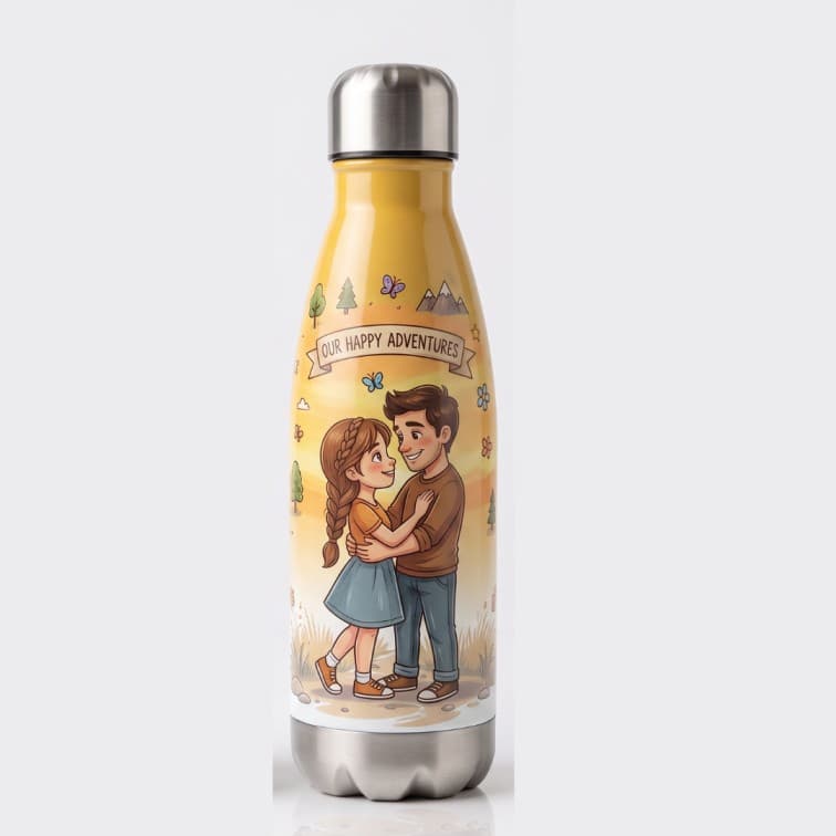 Custom Printed Gradient BB2 Bottle ( 500 ML)