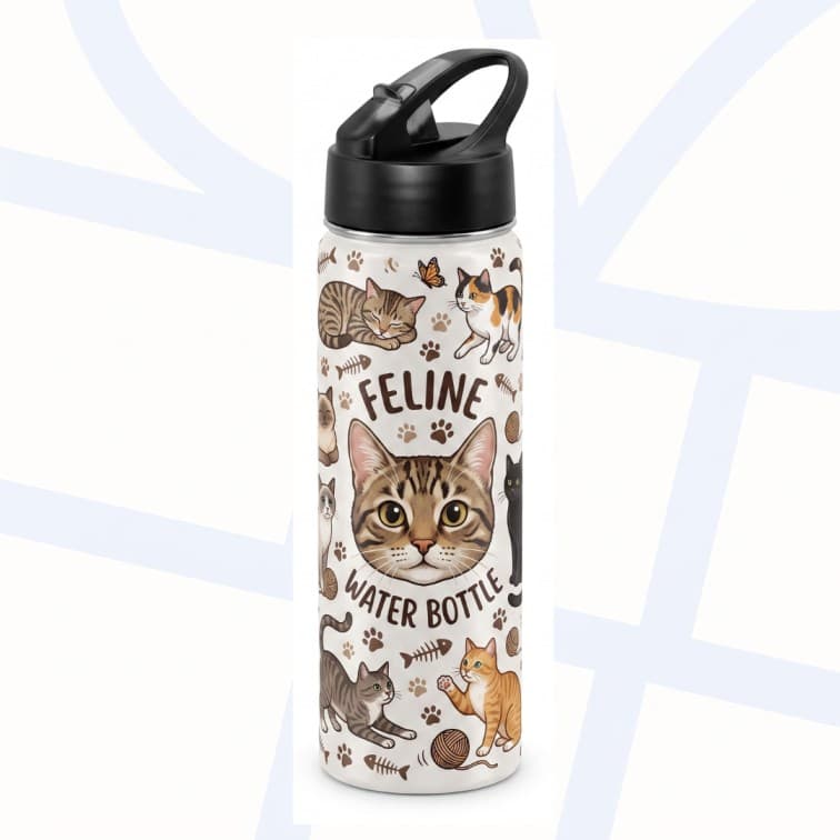 Custom Printed White Nozzle Bottle ( 600 ML) image 3