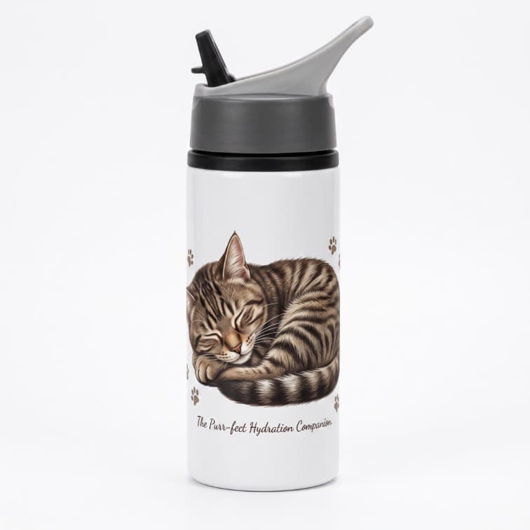 Custom Printed White Eagle Straw Bottle ( 600 ML) image 2