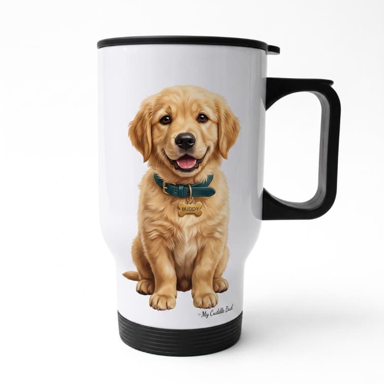 Custom Picture Travel Coffee Mug with Handle & Lid image 4