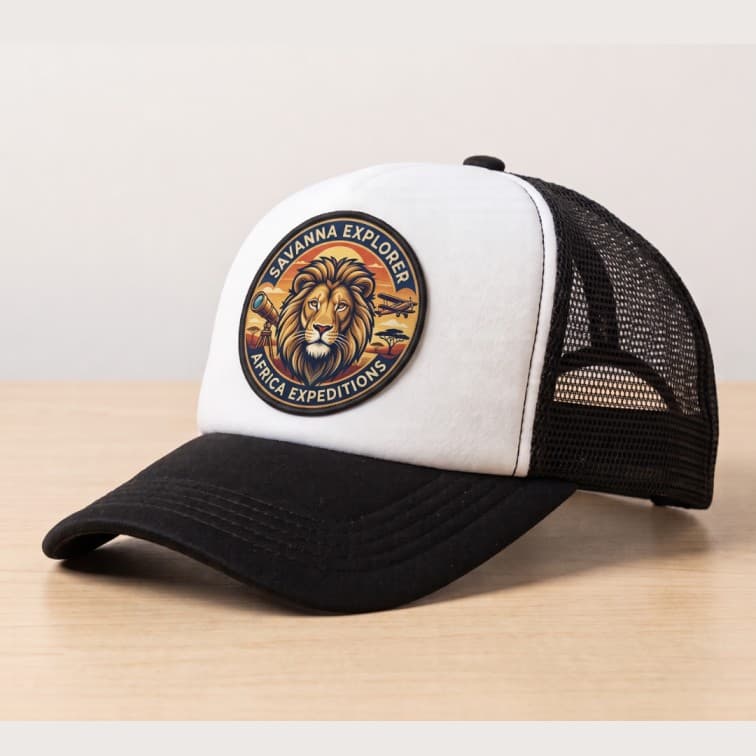 Custom Sublimation Trucker Cap Black image 5