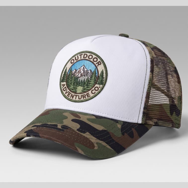 Custom Sublimation Trucker Cap Camouflage image 5