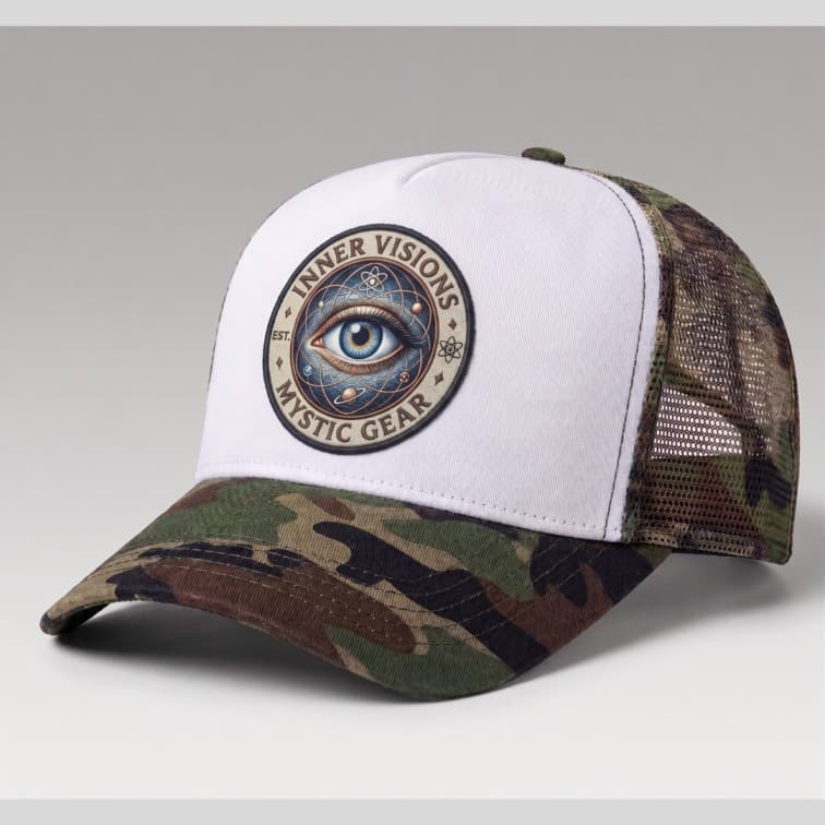 Custom Sublimation Trucker Cap Camouflage