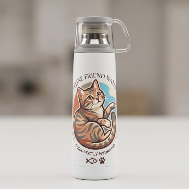 Custom Thermal Stainless Steel Water Bottle ( 500 ml )