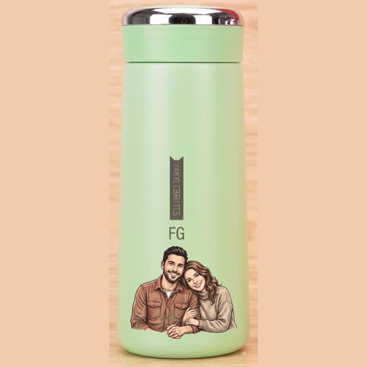 MiniNice Bottle (350 ML) – Personalized Custom Illustrated Travel Flask