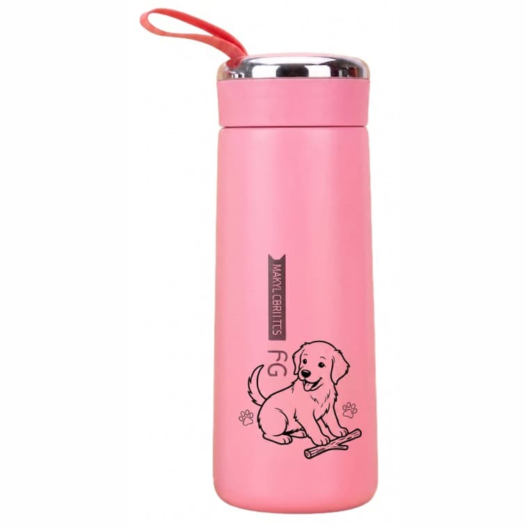 MiniNice Bottle (350 ML) – Personalized Custom Illustrated Travel Flask image 3