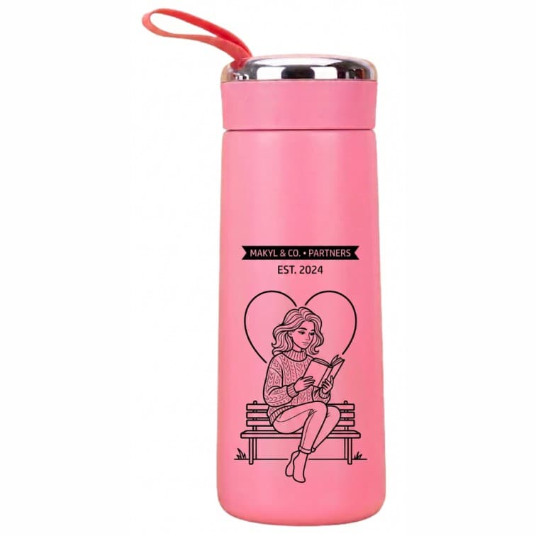 MiniNice Bottle (350 ML) – Personalized Custom Illustrated Travel Flask image 2