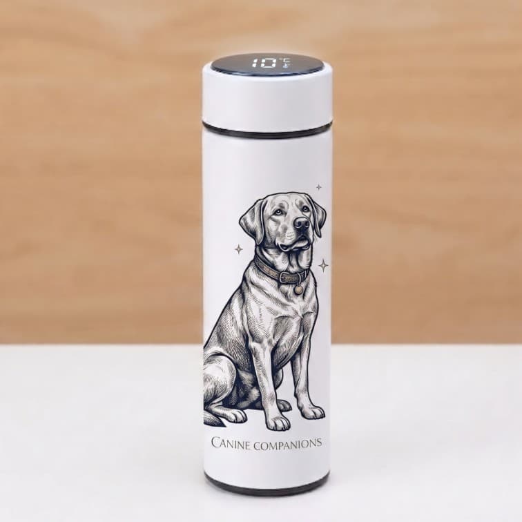 Custom Smart LED Temperature Thermal Flask – 500ml Stainless Steel Vacuum Insulated Water Bottle image 2
