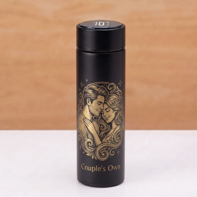 Custom Smart LED Temperature Thermal Flask – 500ml Stainless Steel Vacuum Insulated Water Bottle image 4