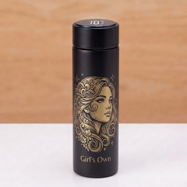Custom Smart LED Temperature Thermal Flask – 500ml Stainless Steel Vacuum Insulated Water Bottle image 2