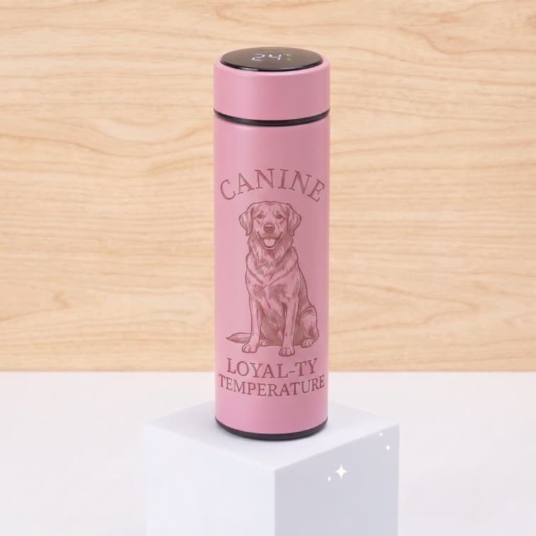 Custom Smart LED Temperature Thermal Flask – 500ml Stainless Steel Vacuum Insulated Water Bottle image 5