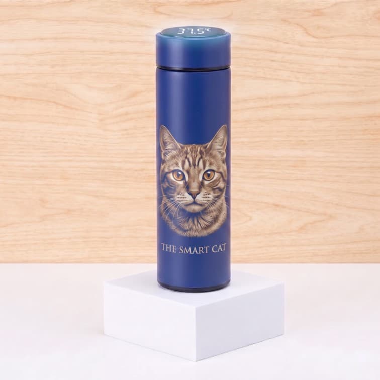 Custom Smart LED Temperature Thermal Flask – 500ml Stainless Steel Vacuum Insulated Water Bottle image 5