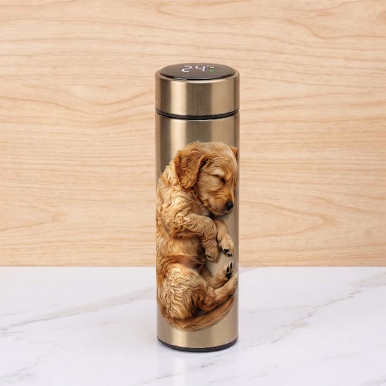 Custom Smart LED Temperature Thermal Flask – 500ml Stainless Steel Vacuum Insulated Water Bottle image 3
