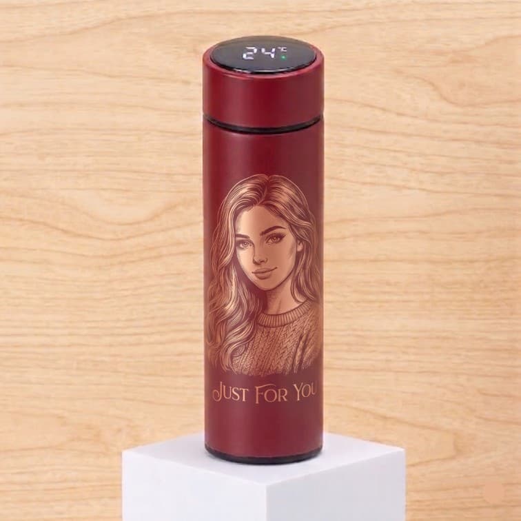 Custom Smart LED Temperature Thermal Flask – 500ml Stainless Steel Vacuum Insulated Water Bottle image 5
