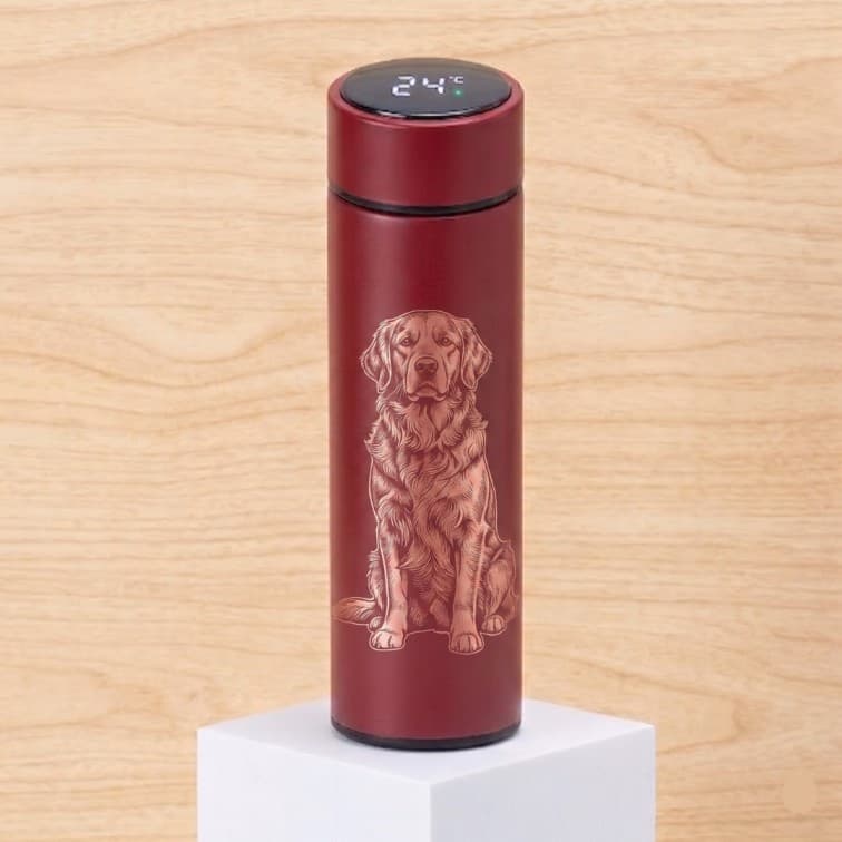 Custom Smart LED Temperature Thermal Flask – 500ml Stainless Steel Vacuum Insulated Water Bottle image 3