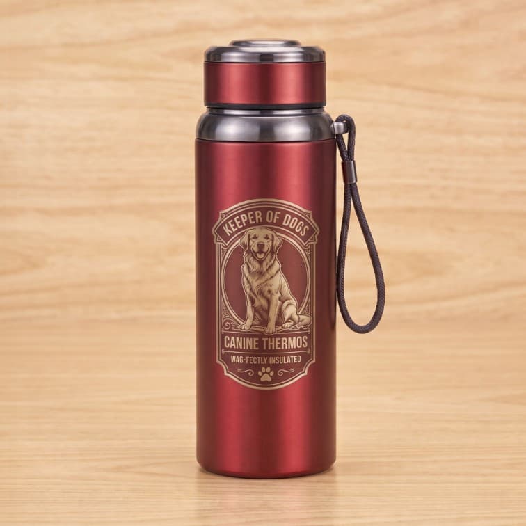 800ml Vacuum Insulated Thermos Flask – Premium Stainless Steel Travel Bottle (Crimson Red) image 4
