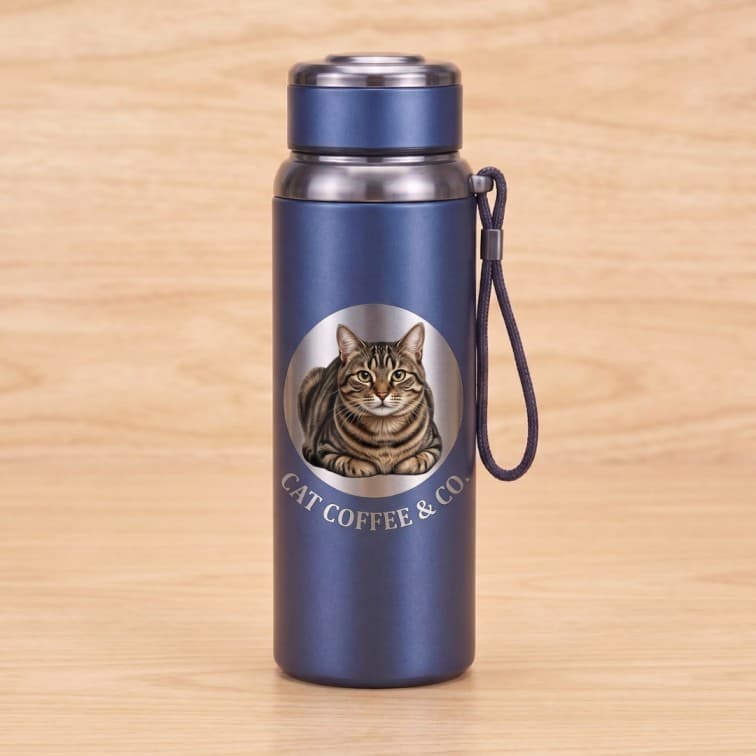 800ml Vacuum Insulated Thermos Flask – Premium Stainless Steel Travel Bottle (Midnight Blue) image 5