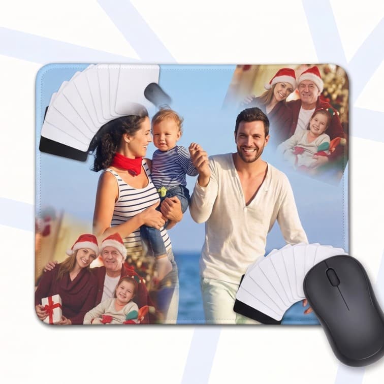 Custom Sublimation Mouse Pads – DIY Heat Press Transfer Pads with Non-Slip Rubber Base image 3