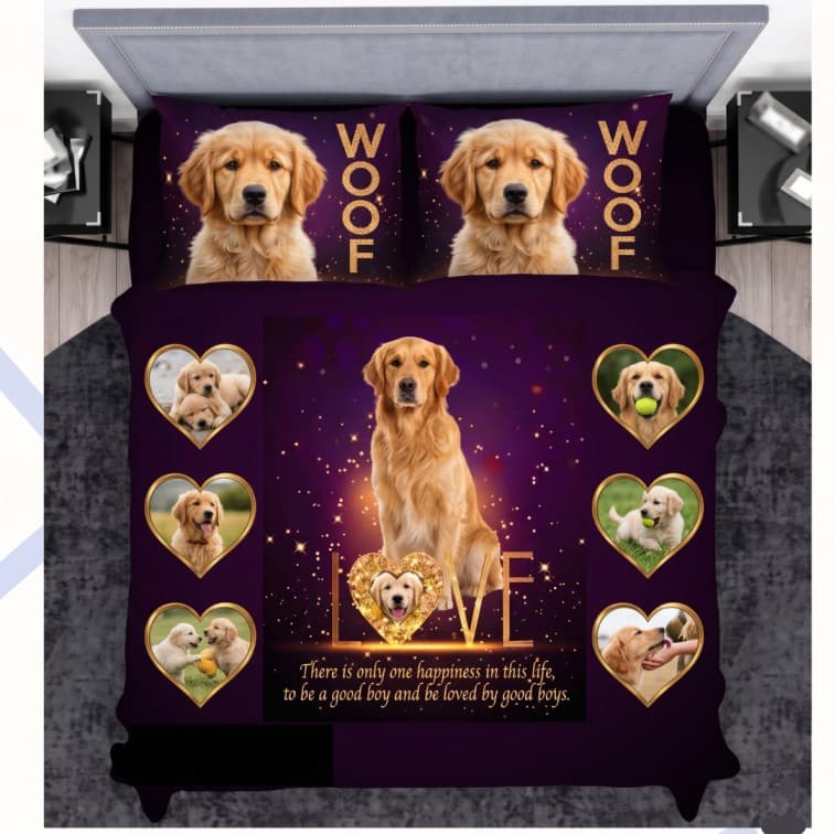 Custom Personalized Photo Bedsheet image 5