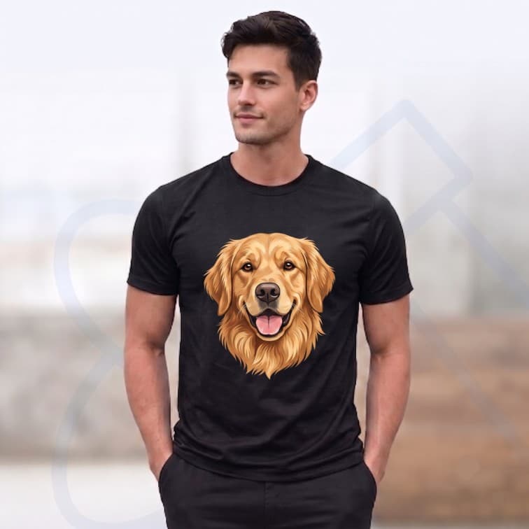 Lightweight 120 GSM Polyester Round Neck T-Shirt – Custom Photo Print ( Size: S, M ,L, XL, XXL ) image 4