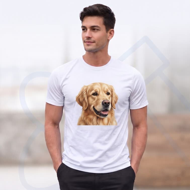 Lightweight 120 GSM Polyester Round Neck T-Shirt – Custom Photo Print ( Size: S, M ,L, XL, XXL ) image 4
