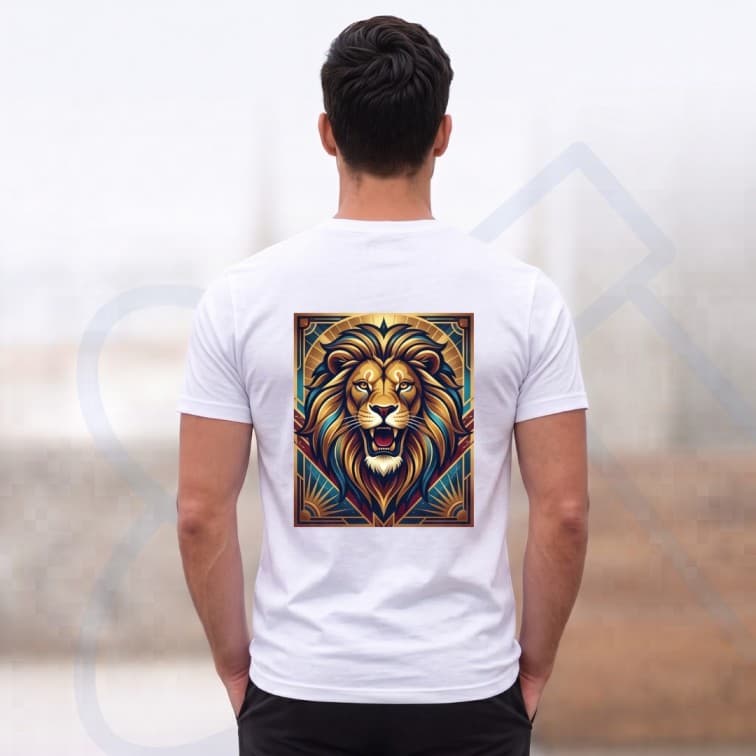 Lightweight 120 GSM Polyester Round Neck T-Shirt – Custom Photo Print ( Size: S, M ,L, XL, XXL ) image 5