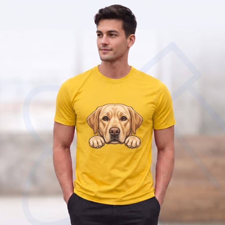 Lightweight 120 GSM Polyester Round Neck T-Shirt – Custom Photo Print ( Size: S, M ,L, XL, XXL ) image 5