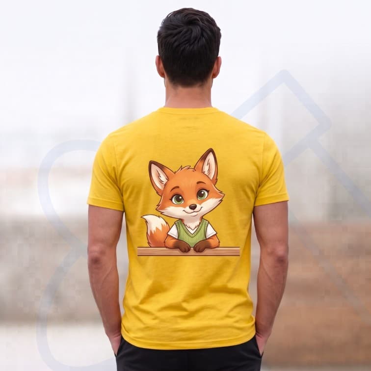 Lightweight 120 GSM Polyester Round Neck T-Shirt – Custom Photo Print ( Size: S, M ,L, XL, XXL ) image 4