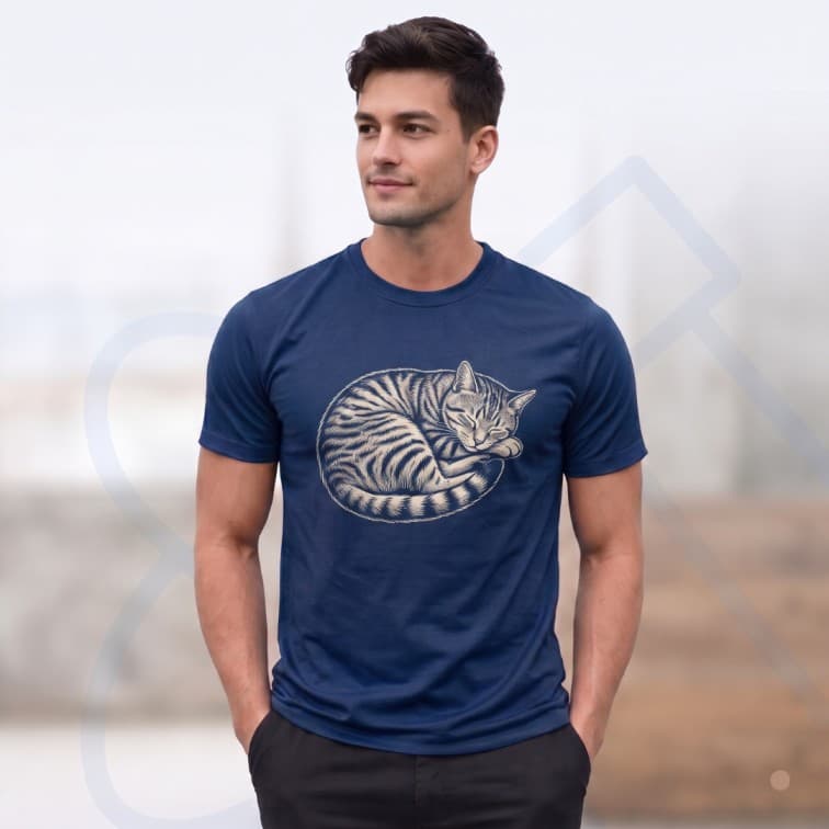 Lightweight 120 GSM Polyester Round Neck T-Shirt – Custom Photo Print ( Size: S, M ,L, XL, XXL ) image 5