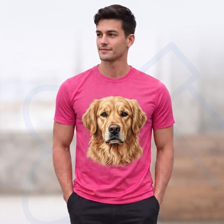 Lightweight 120 GSM Polyester Round Neck T-Shirt – Custom Photo Print ( Size: S, M ,L, XL, XXL ) image 5