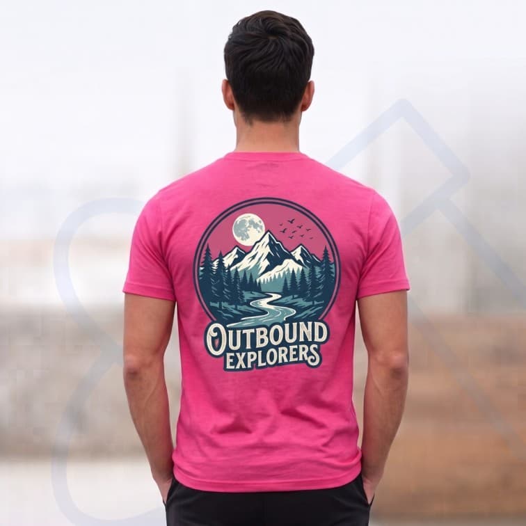 Lightweight 120 GSM Polyester Round Neck T-Shirt – Custom Photo Print ( Size: S, M ,L, XL, XXL ) image 2