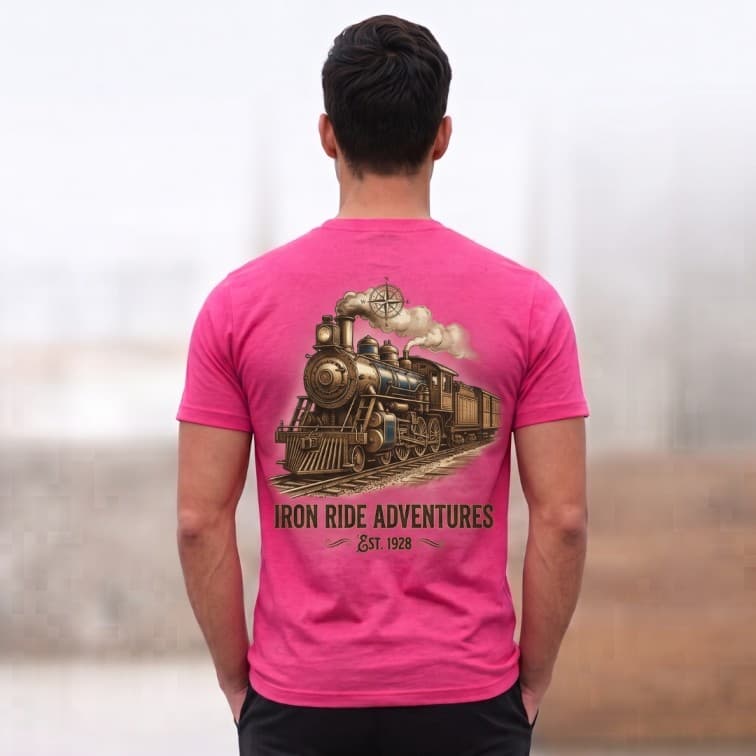 Lightweight 120 GSM Polyester Round Neck T-Shirt – Custom Photo Print ( Size: S, M ,L, XL, XXL ) image 4
