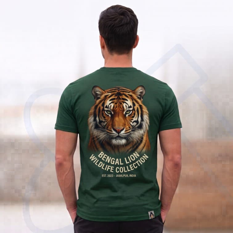 Lightweight 120 GSM Polyester Round Neck T-Shirt – Custom Photo Print ( Size: S, M ,L, XL, XXL ) image 5