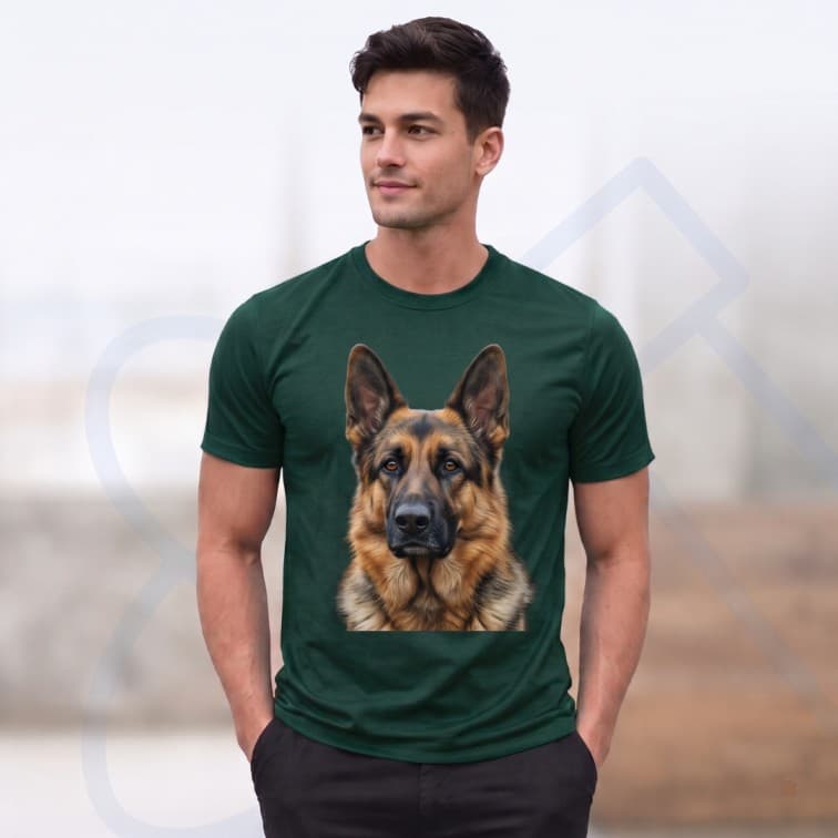 Lightweight 120 GSM Polyester Round Neck T-Shirt – Custom Photo Print ( Size: S, M ,L, XL, XXL )