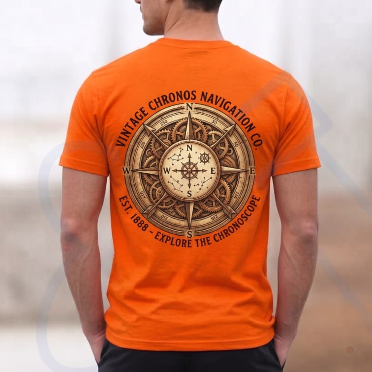 Lightweight 120 GSM Polyester Round Neck T-Shirt – Custom Photo Print ( Size: S, M ,L, XL, XXL ) image 4