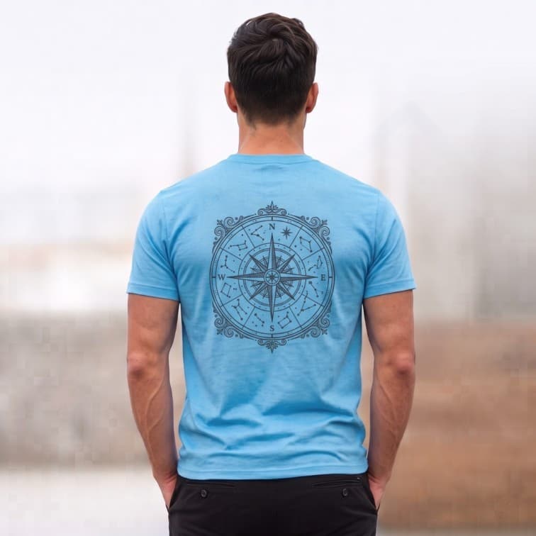 Lightweight 120 GSM Polyester Round Neck T-Shirt – Custom Photo Print ( Size: S, M ,L, XL, XXL ) image 4