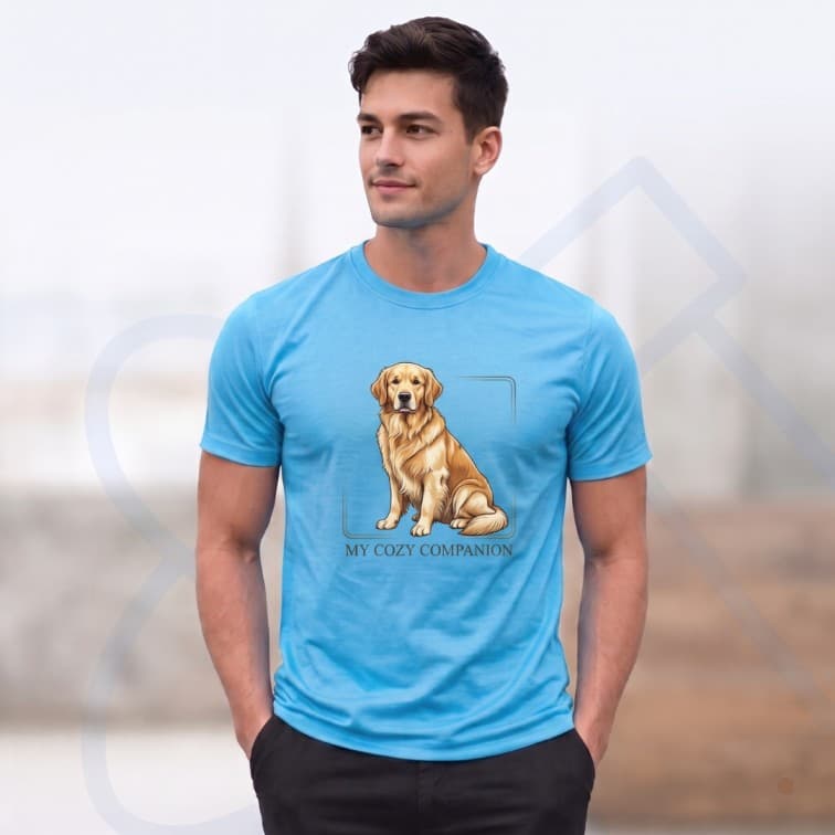 Lightweight 120 GSM Polyester Round Neck T-Shirt – Custom Photo Print ( Size: S, M ,L, XL, XXL ) image 3