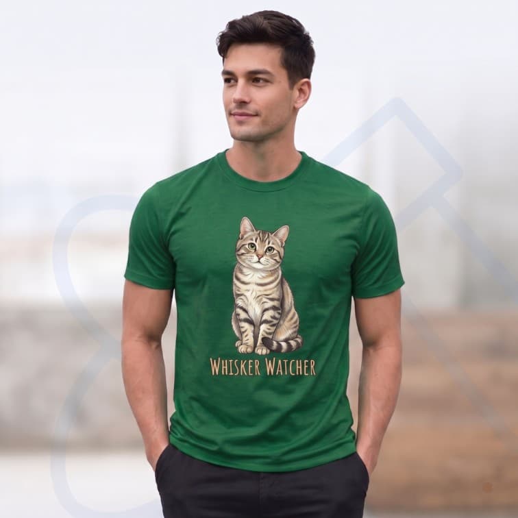 Lightweight 120 GSM Polyester Round Neck T-Shirt – Custom Photo Print ( Size: S, M ,L, XL, XXL )