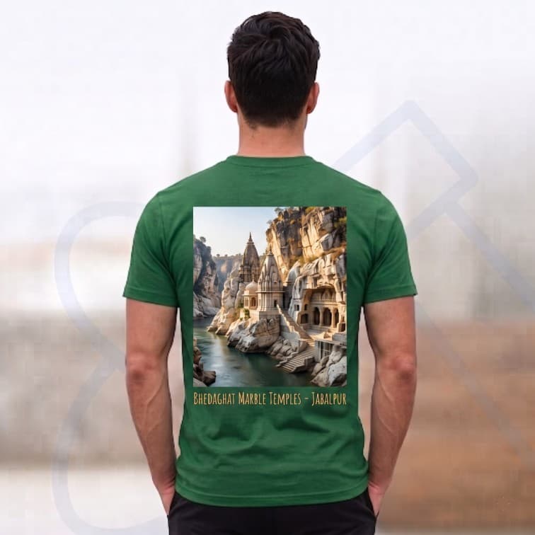 Lightweight 120 GSM Polyester Round Neck T-Shirt – Custom Photo Print ( Size: S, M ,L, XL, XXL ) image 2