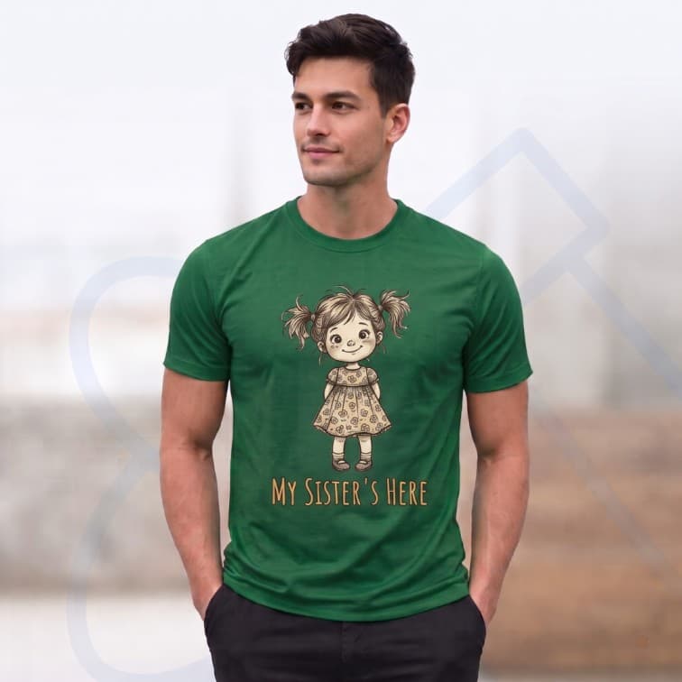 Lightweight 120 GSM Polyester Round Neck T-Shirt – Custom Photo Print ( Size: S, M ,L, XL, XXL ) image 4