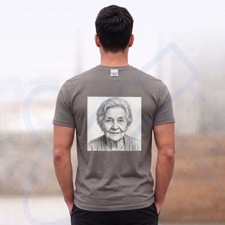 Lightweight 120 GSM Polyester Round Neck T-Shirt – Custom Photo Print ( Size: S, M ,L, XL, XXL ) image 3