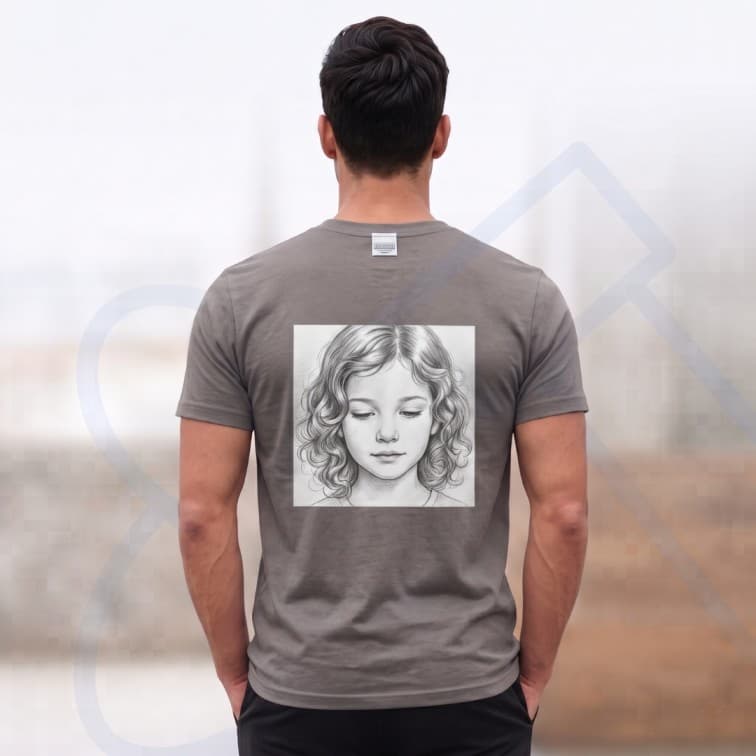 Lightweight 120 GSM Polyester Round Neck T-Shirt – Custom Photo Print ( Size: S, M ,L, XL, XXL ) image 2