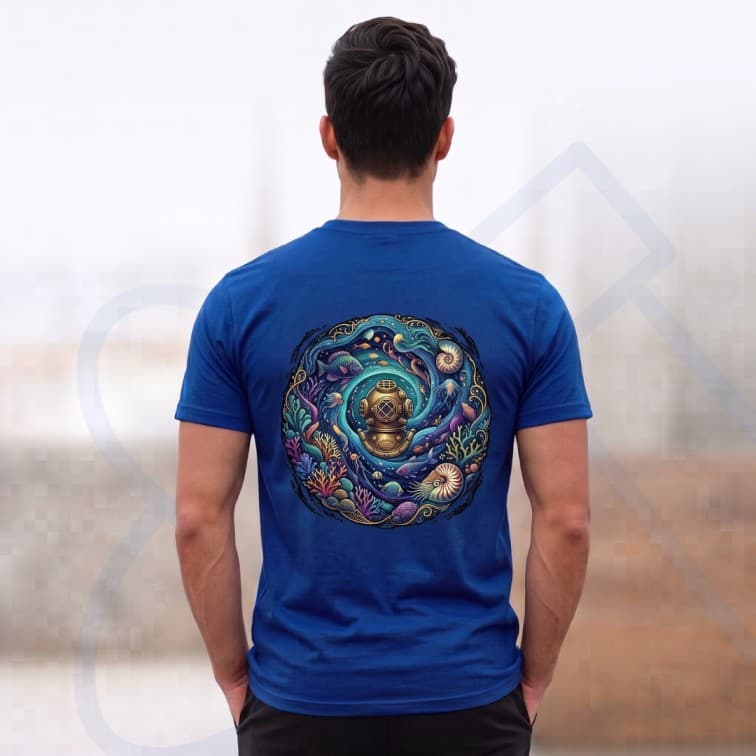 Lightweight 120 GSM Polyester Round Neck T-Shirt – Custom Photo Print ( Size: S, M ,L, XL, XXL ) image 5
