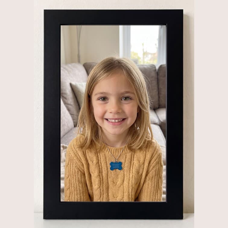 6x4 Inch Classic Black Fibre Photo Frame image 2