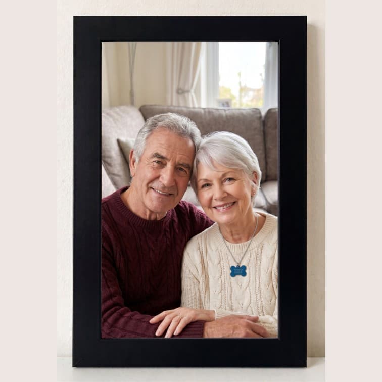 6x4 Inch Classic Black Fibre Photo Frame